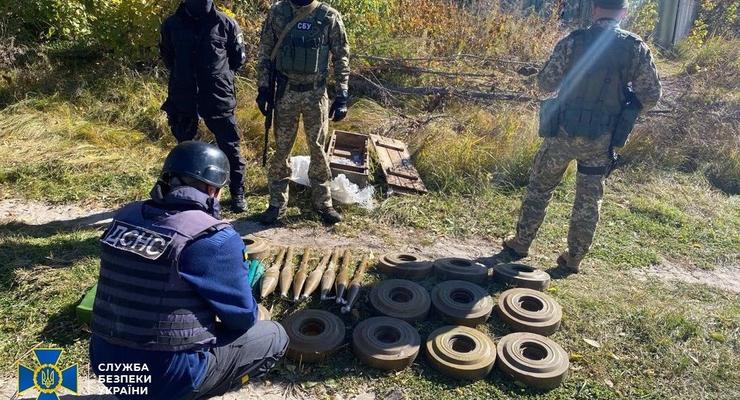 Предотвратили диверсию: На Луганщине нашли тайник с минами и гранатами