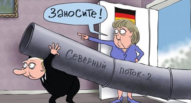 СМИ ФРГ о газе, зависимости от РФ и роли Меркель