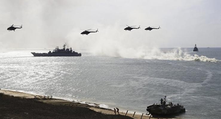 Россия провела учения по обороне побережья Крыма