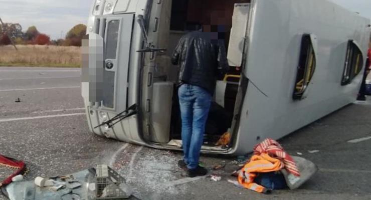 Под Киевом разбился автобус с гражданами Беларуси