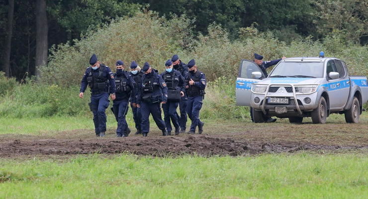 На границе с Беларусью нелегалы избили польских пограничников
