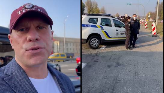 В Киеве полицейские остановили автомобиль нардепа Кивы