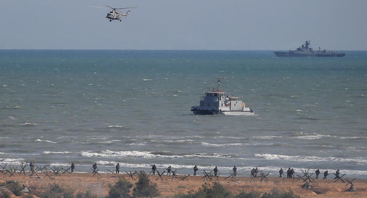 Россия приняла учения США в Черном море за подготовку наступления на Донбассе