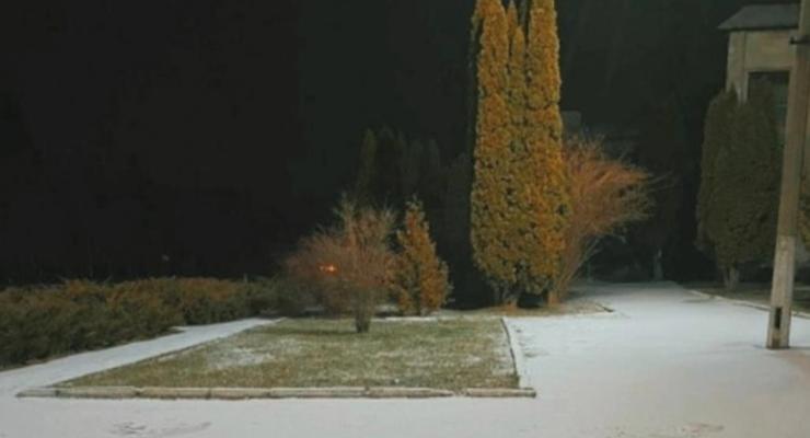 На Черниговщине и Сумщине выпал снег