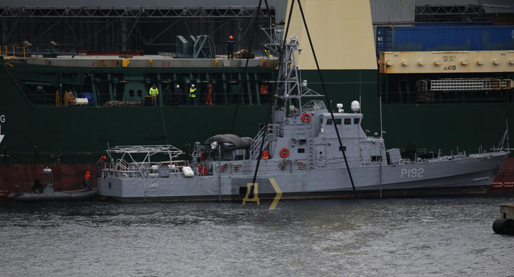 Прибывшие из США патрульные катера ВМС Украины спустили на воду