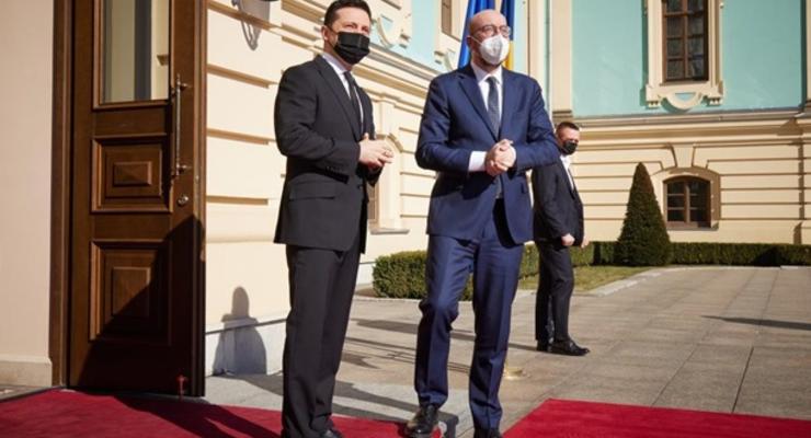 Зеленский обсудил с главой ЕС сферу безопасности