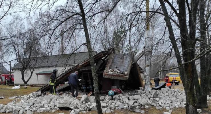 На Волыни взорвалась школьная котельная, здание полностью разрушено