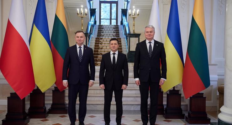 Лидеры Украины, Литвы и Польши встретились в Карпатах