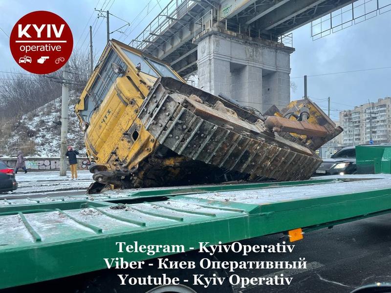 Фото с места аварии / t.me/KyivOperativ