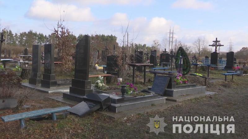 На Житомирщине юноша разгромил полтора десятка могил / zt.npu.gov.ua