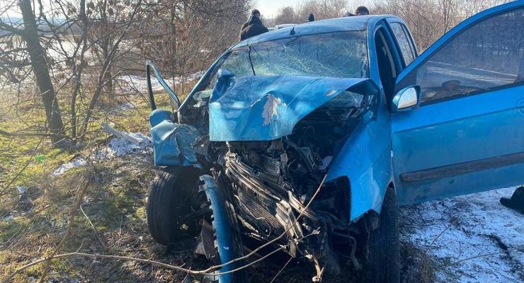 Под Николаевом в ДТП погиб пассажир, пострадали дети