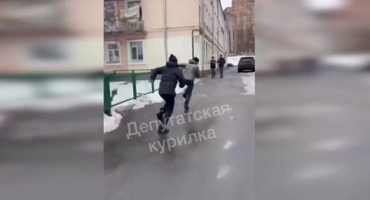 В Сети показали видео нападения на советника Генпрокурора