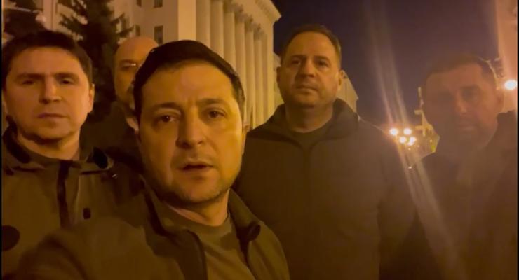 "Все мы здесь": Зеленский показал видео из центра Киева
