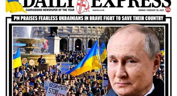 Война в Украине на первых страницах мировой прессы