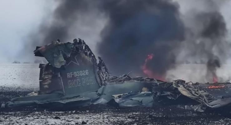 Над Волновахой сбит вражеский истребитель-бомбардировщик Су-34