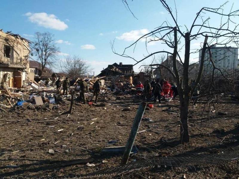 В Новых Петровцах пострадали жилые дома. / Нацполиция / Facebook