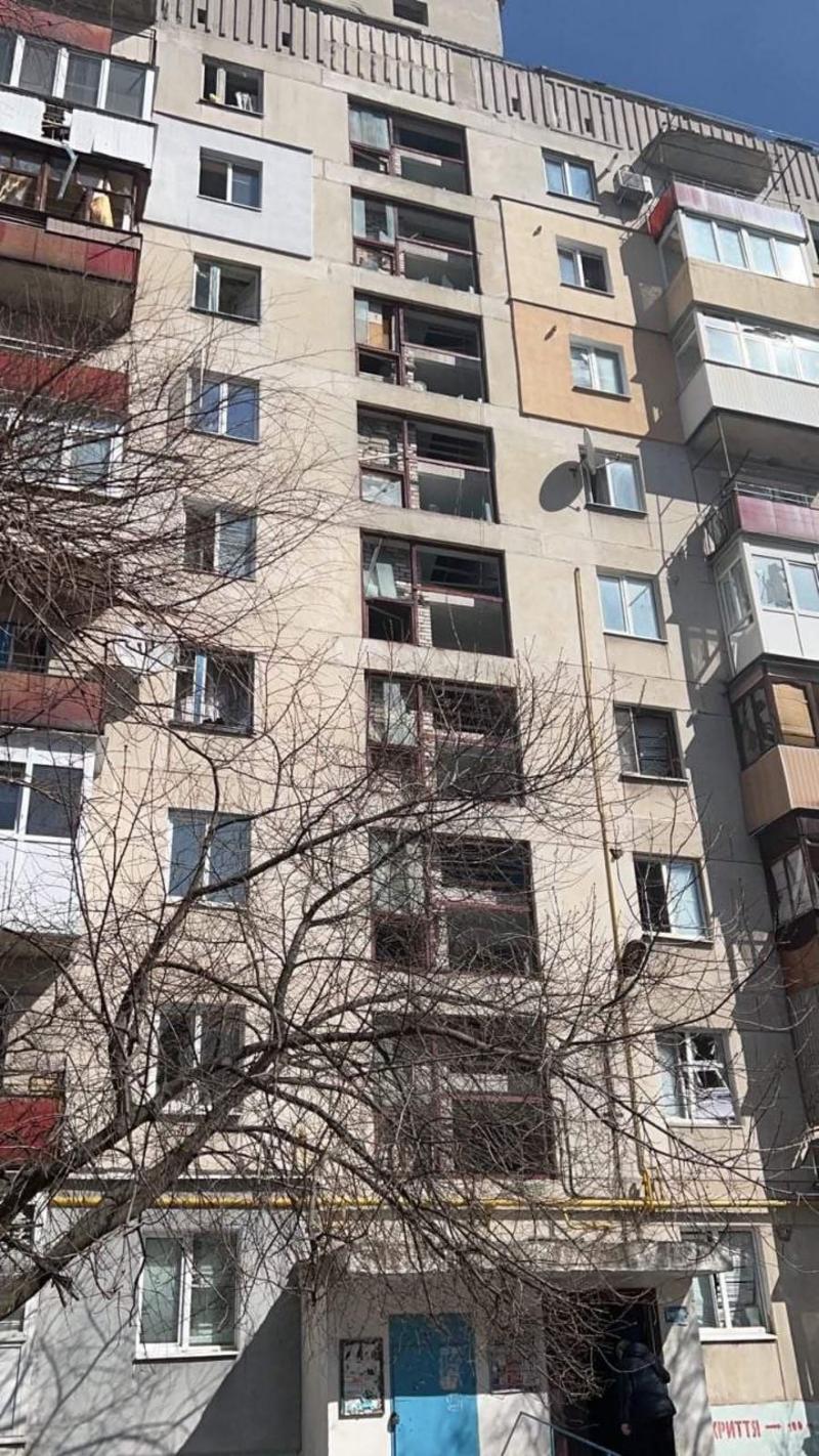 Результат обстрела Лисичанска 24 марта. / t.me/luhanskaVTSA