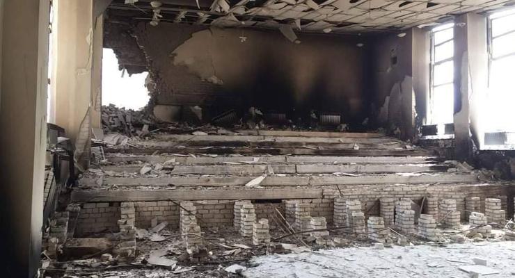"Руины": Как выглядит разрушенный россиянами университет в Северодонецке