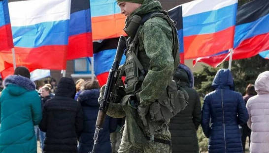 На захваченных территориях Херсонщины боевики объявили мобилизацию и дату "референдума"