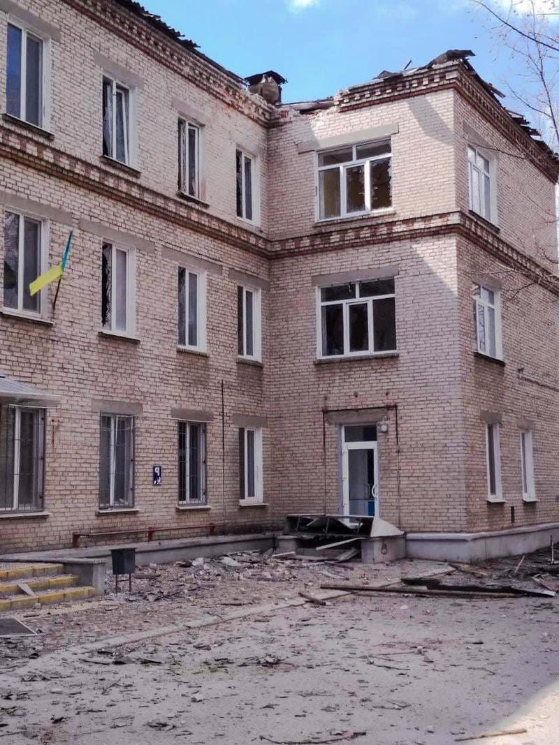 Разрушенные медучреждения в Луганской области. / facebook.com/sergey.gaidai.loga/