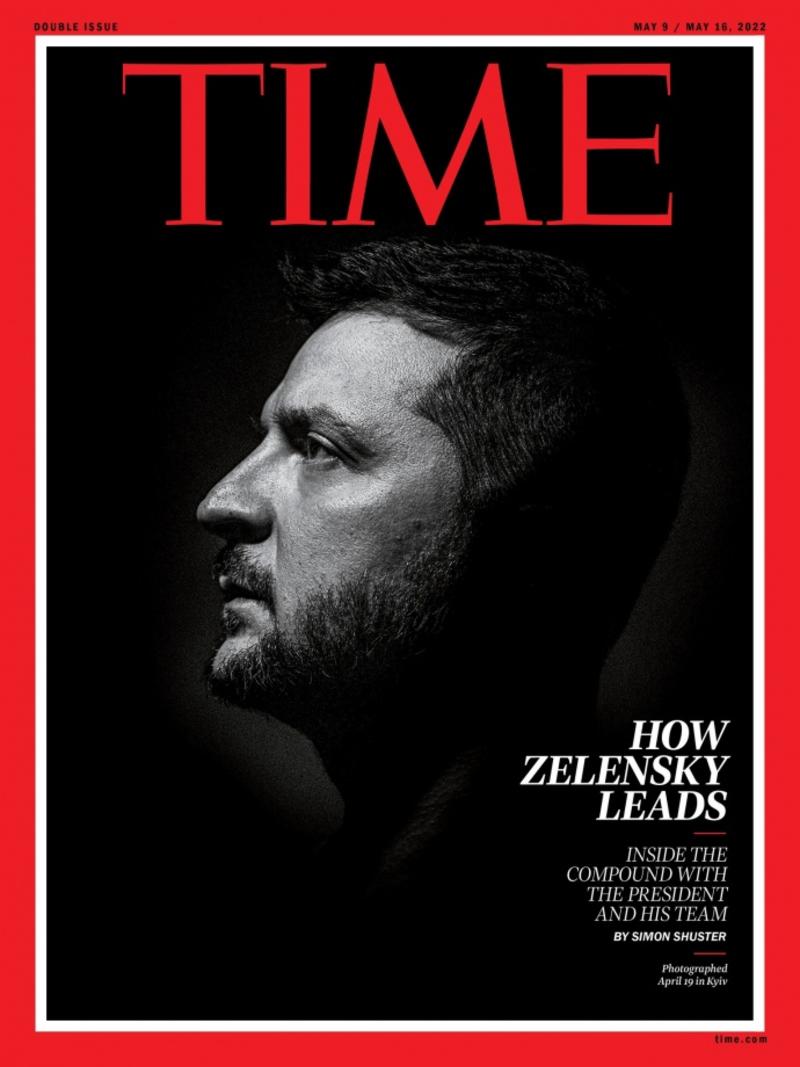 Зеленский появился на обложке майского номера журнала / time.com