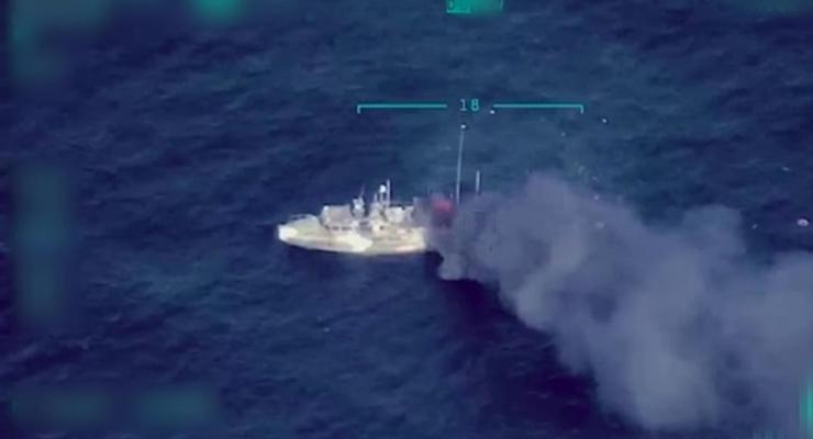 ВМС показали уничтожение российского Раптора