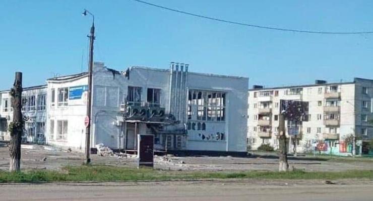 В Северодонецке обстрелом уничтожено здание Нацполиции