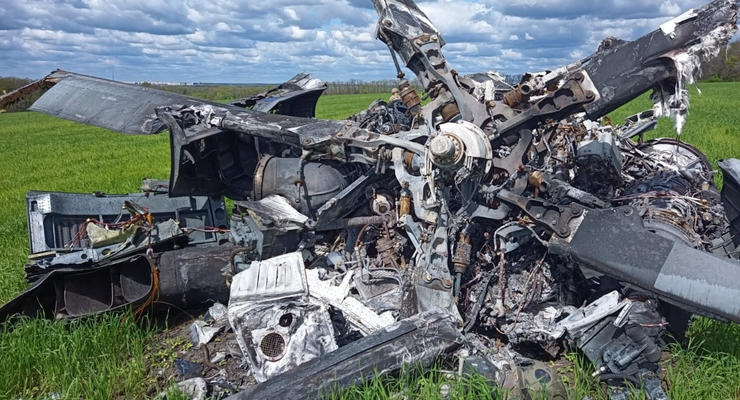 Бойцы 92 бригады сбили вражеский вертолет Ми-24 на Харьковщине