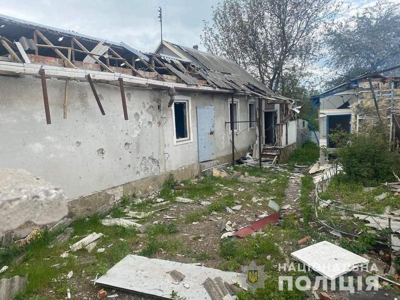 Результаты обстрела Донецкой области. / Национальная полиция