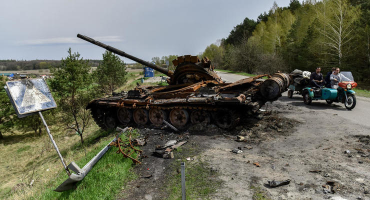 Львовские десантники сожгли два российских танка - видео