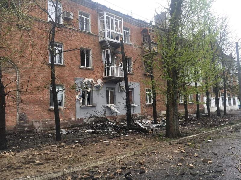 Разрушенные дома в Луганской области. / t.me/luhanskaVTSA