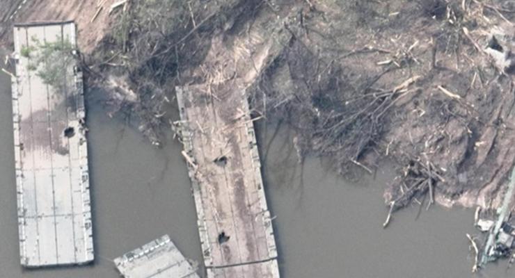 ВСУ уничтожили понтонный мост врага через Северский Донец