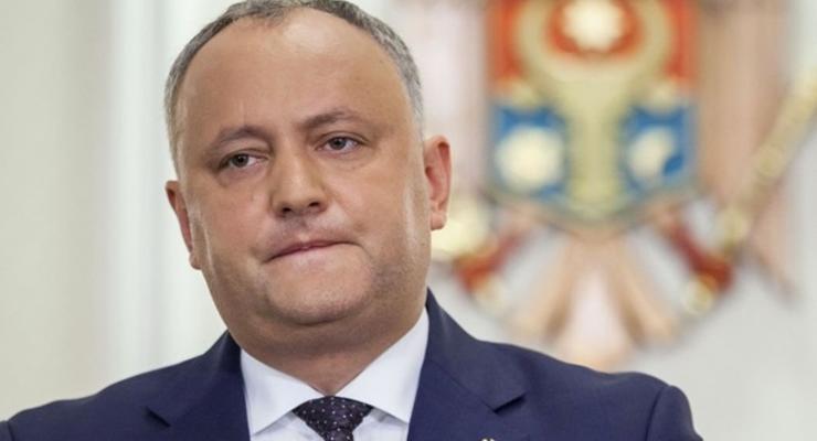 Задержан экс-президент Молдовы Додон