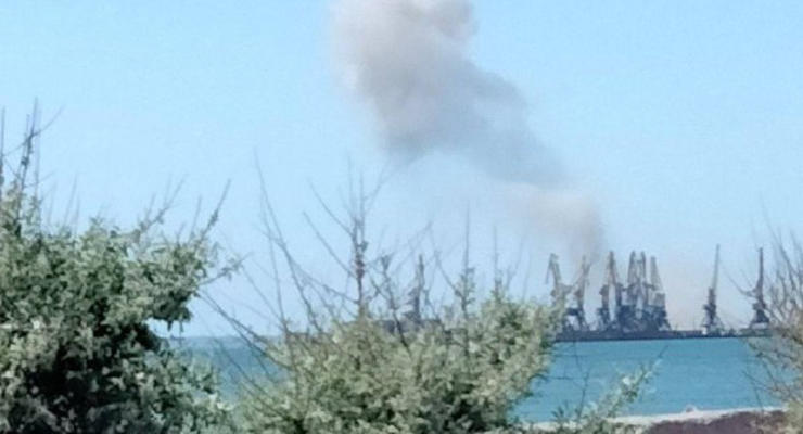 В порту Бердянска прогремел взрыв: первые подробности