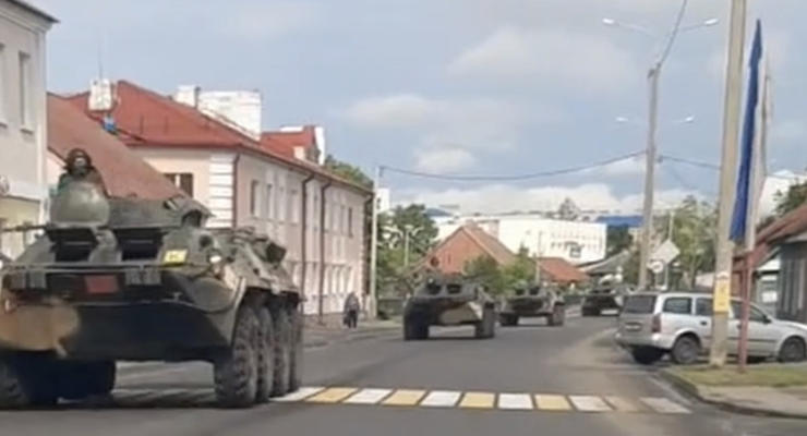 На границе с Волынской областью была замечена колонна военной техники Беларуси - СМИ