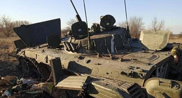 Спецназовец почти в упор взорвал российскую БМП-2: Вид от первого лица