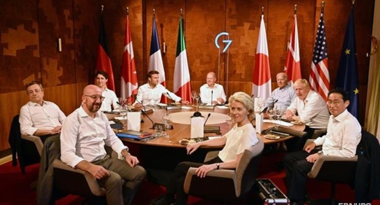 G7 обещает бессрочно поддерживать Украину в войне