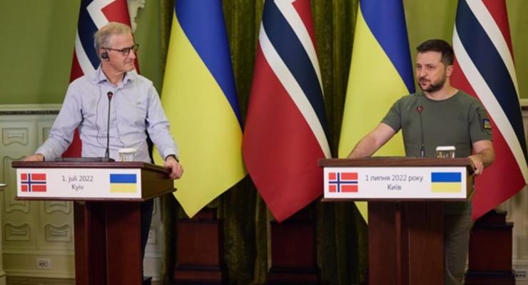 Норвегия рассмотрит вопрос по поставкам газа Украине