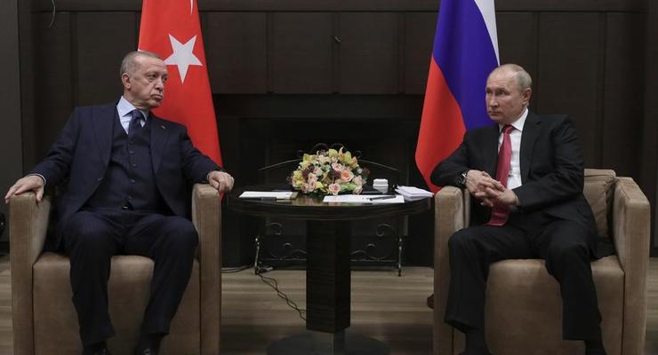 Эрдоган и Путин обсудили по телефону "зерновой коридор" из Украины