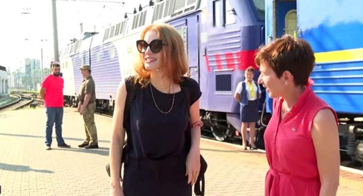 Звезда фильма Опасная игра Слоун приехала в Киев