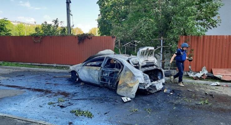 В Харькове обстрелами повреждены трамвайные рельсы и двухэтажный дом - мэр