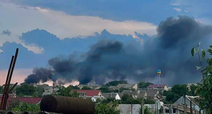 Соцсети сообщают об очередном взрыве в Чернобаевке