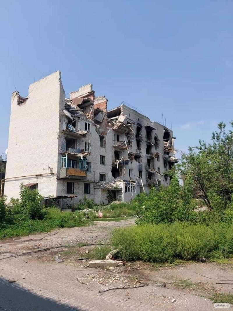Разрушения в Луганской области. / t.me/luhanskaVTSA