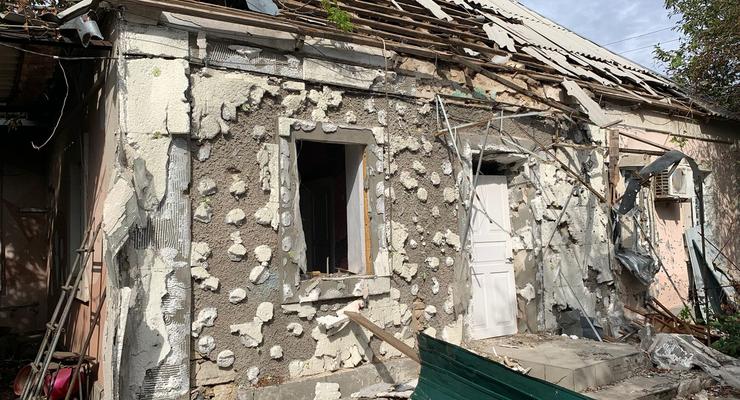 На Херсонщине армия РФ обстреляла жилые дома из тяжелой артиллерии