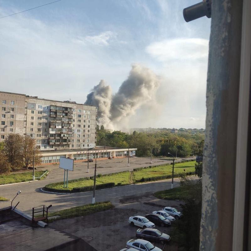 В окупованих містах Луганщини – вибухи. / t.me/serhiy_hayday
