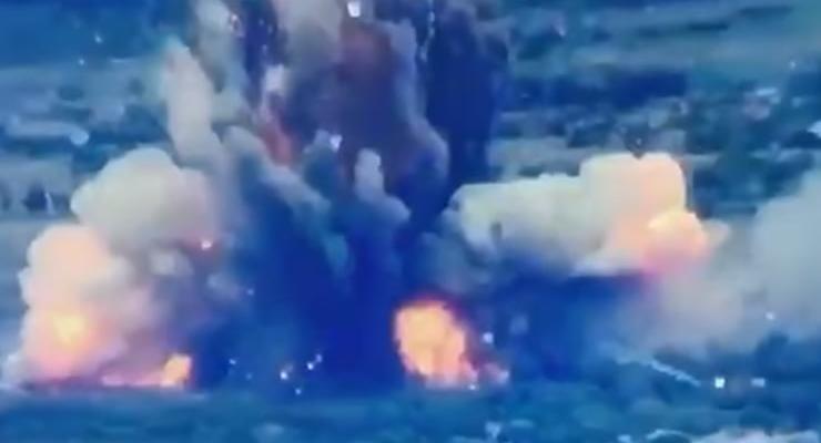 Нацгвардійці ефектно знищили склад боєприпасів РФ на Харківщині: відео