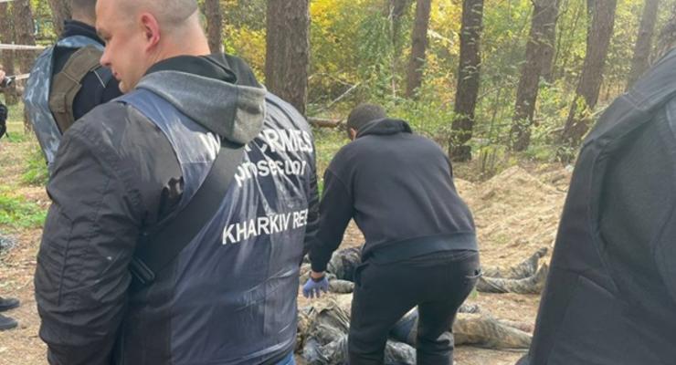 На Харьковщине обнаружены тела двух казненных людей. 18+