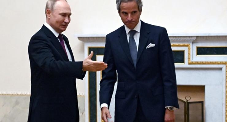 Путин заявил главе МАГАТЭ об "излишней политизации" захвата ЗАЭС