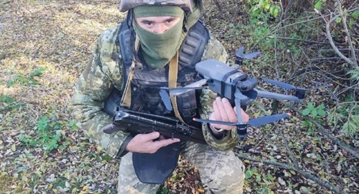 В Черниговской области пограничники сбили дрон со взрывчаткой