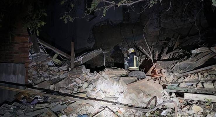 В Николаеве в результате обстрела обрушился дом